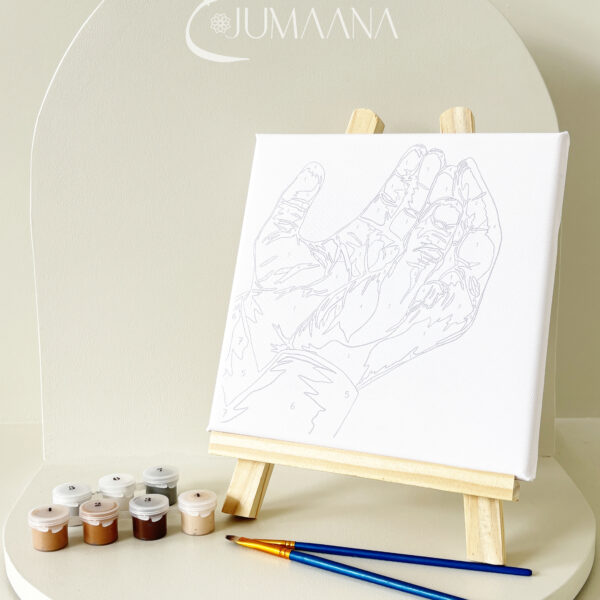 Motivleinwand - Malen nach Zahlen im Set